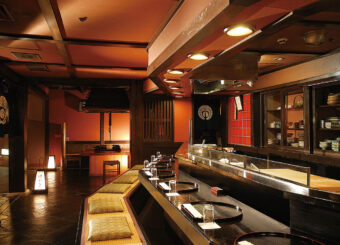 画像：水明館　カウンター